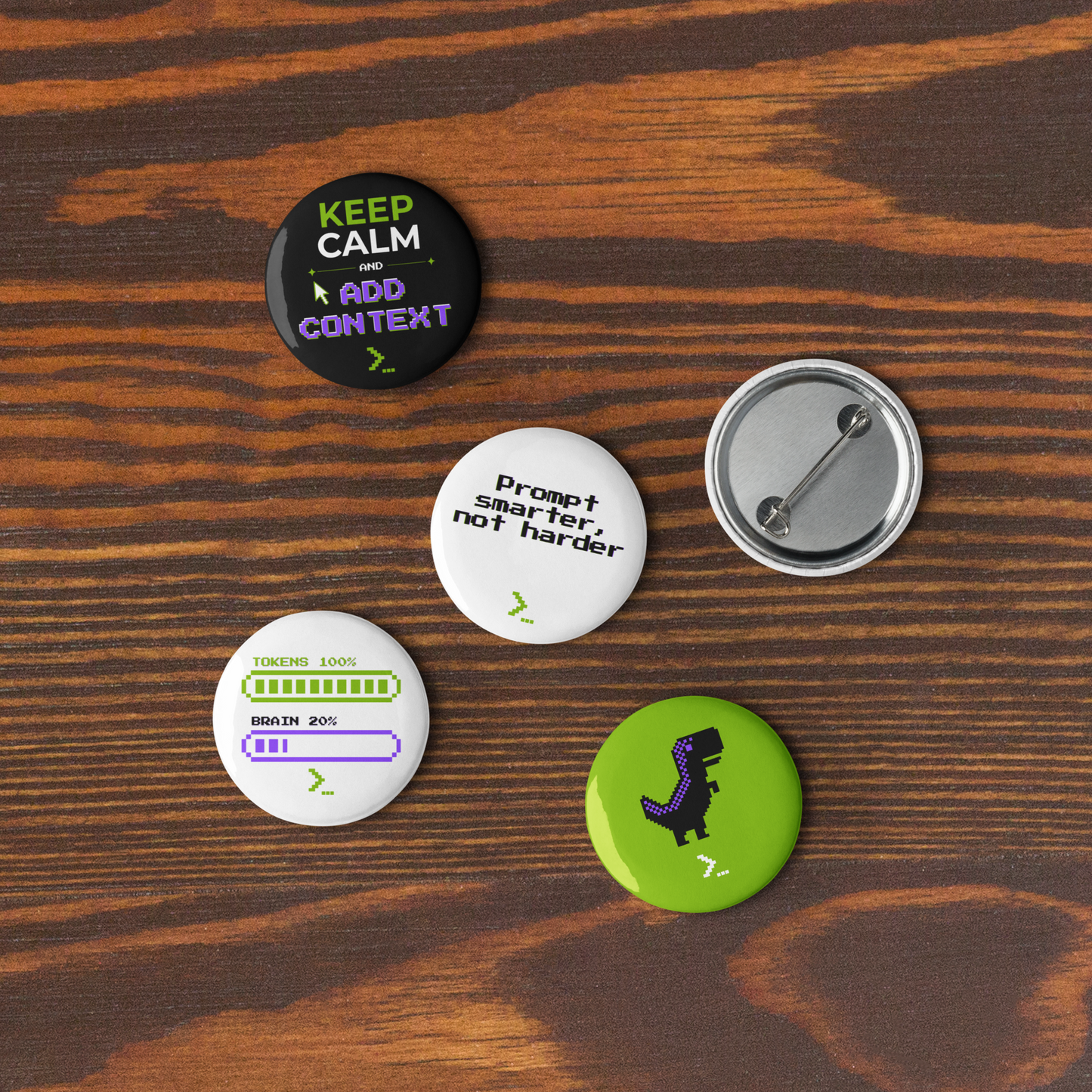 Set de chapas "The prompterful"